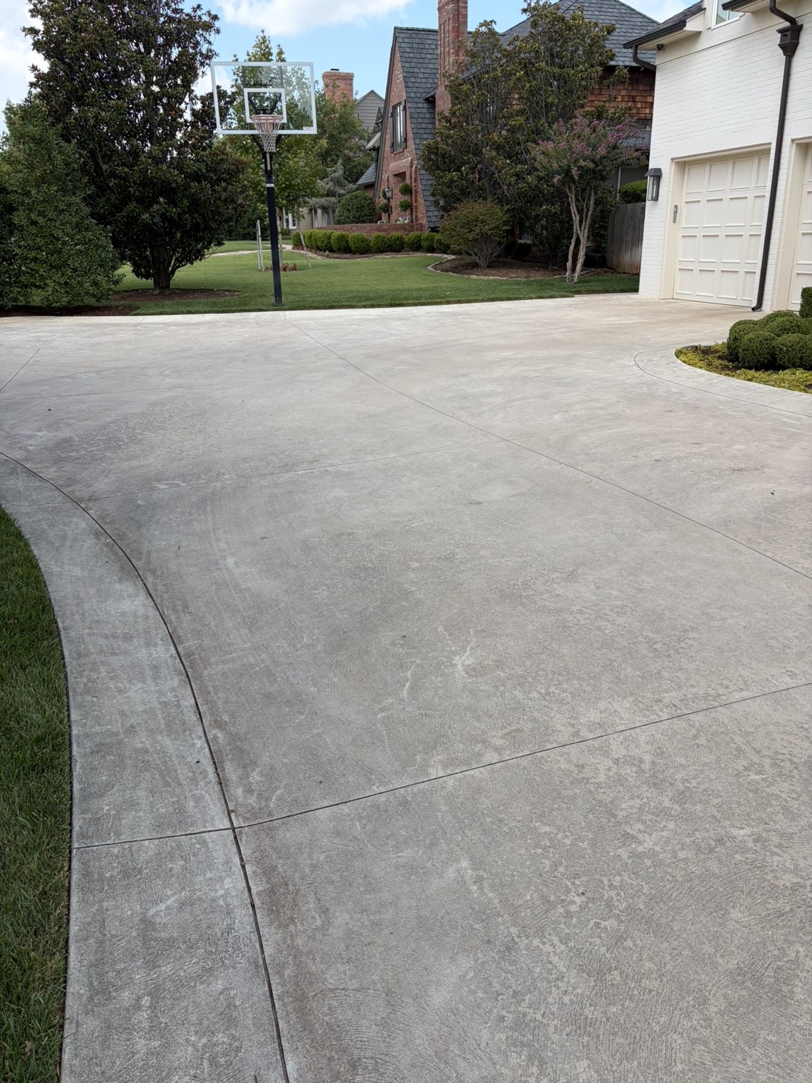 Concrete Deep Clean — before