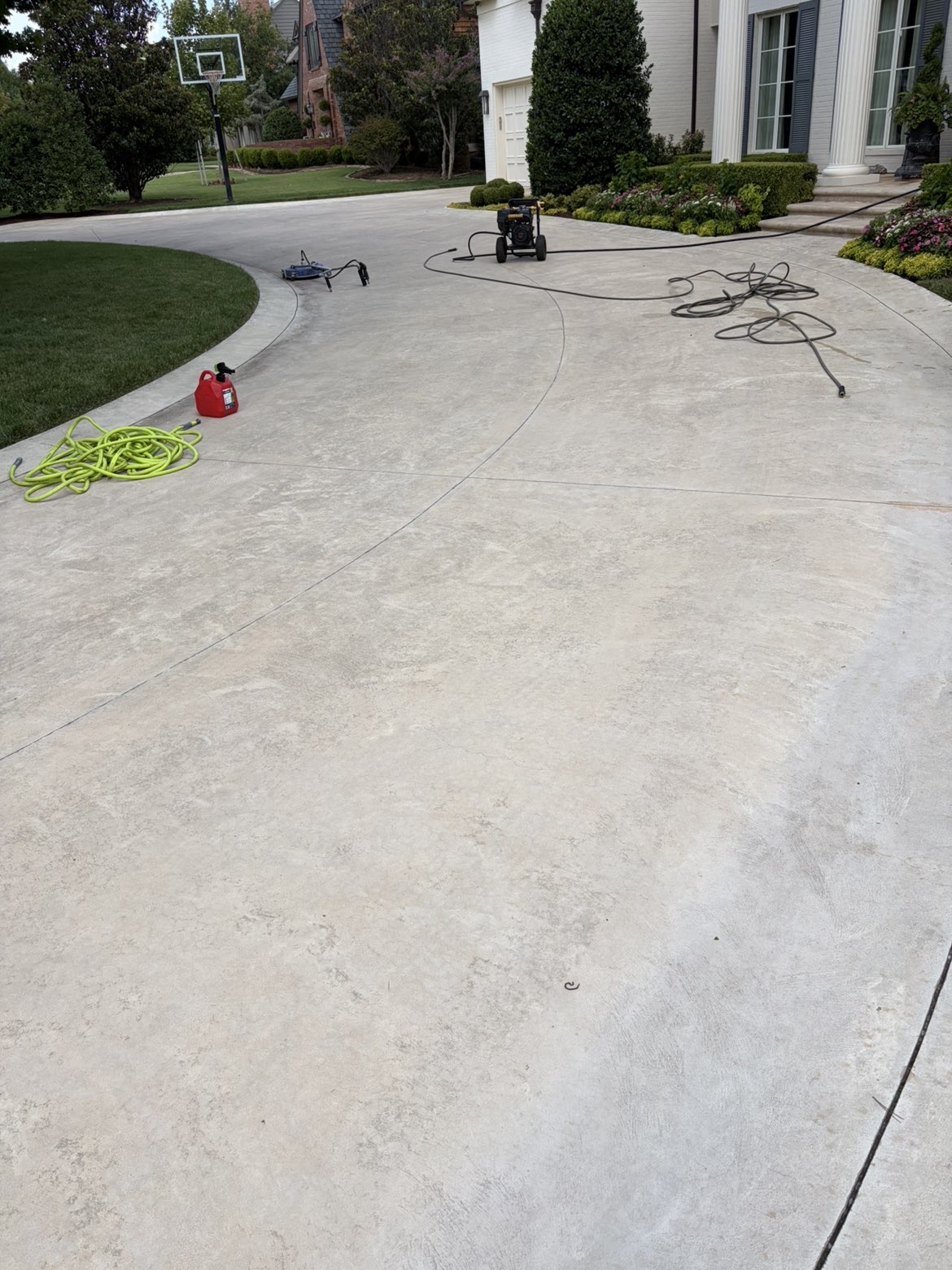 Driveway Restoration — before