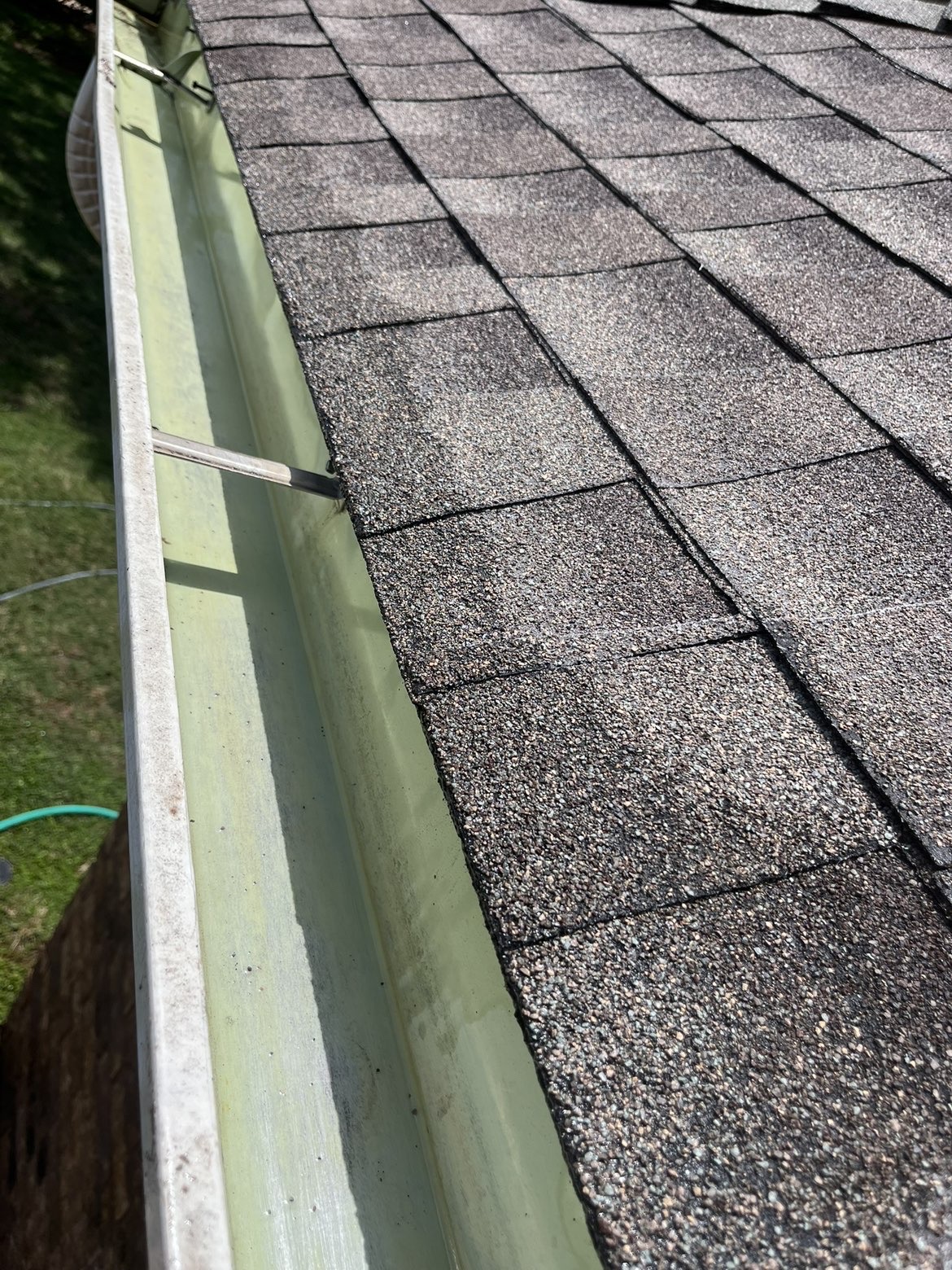 Gutter Cleanout — after